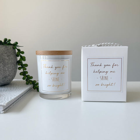 Teacher Thank you - Shine Bright