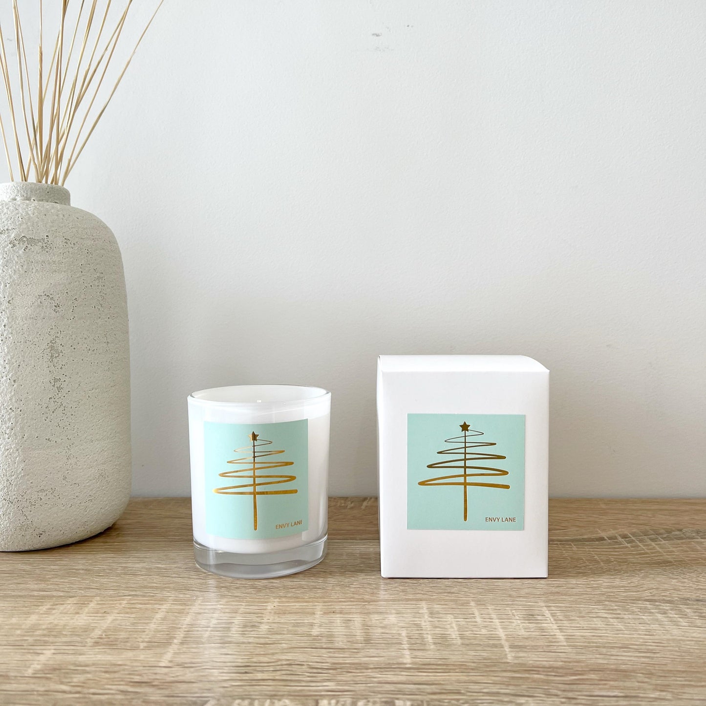 Gingerbread Christmas Candle